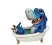 Carlos and Albert Carlos and Albert Shark in Bathtub